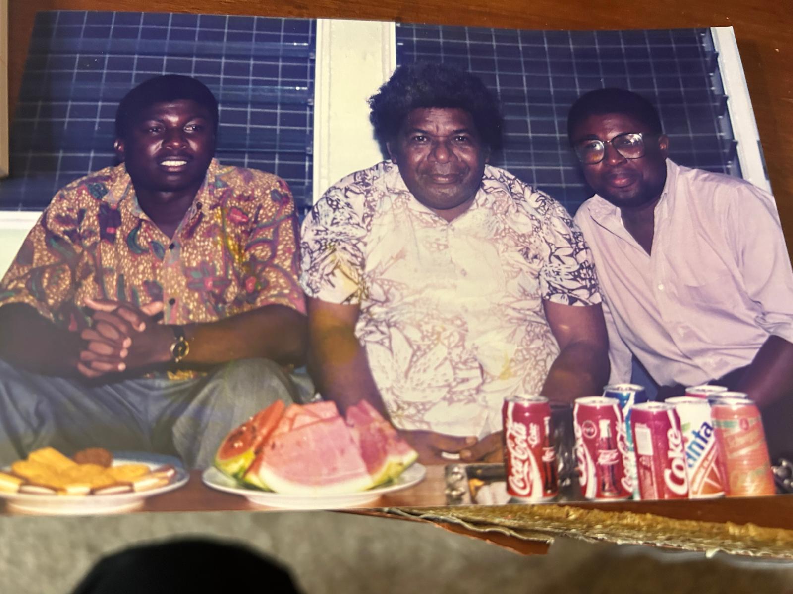 With Solomon Islands PM Solomon Mamaloni, Honiara, 1997 &mdash; II