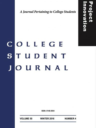 College Student Journal cover